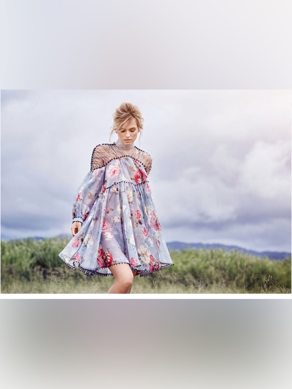 ✨Zimmermann Havoc Lattice Billow Dress Spring 2016✨ - Picture 8 of 9